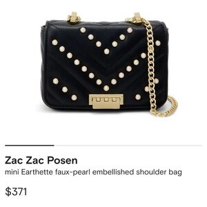 ZAC POSEN BEA CHAIN CROSSBODY. NWT.